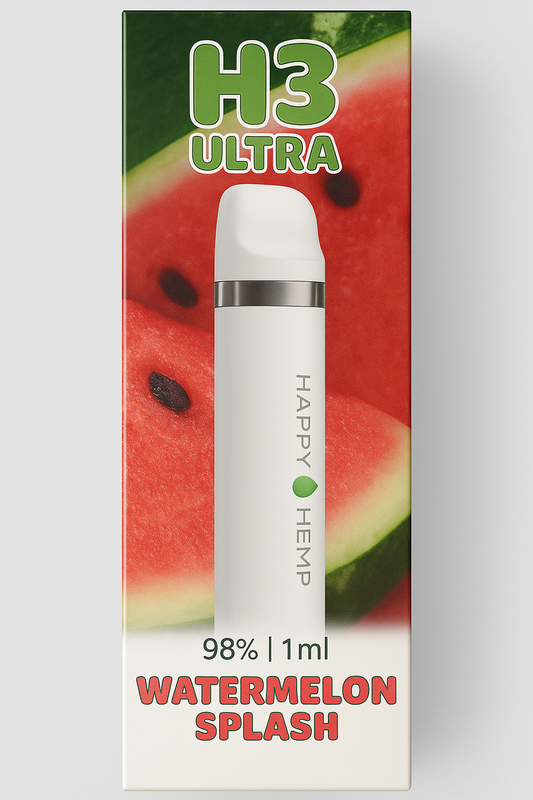 H3 Ultra Juicy Melon Vape 98% – Happy Hemp