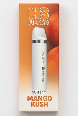 H3 Ultra Mango Kush Vape 98% – Happy Hemp