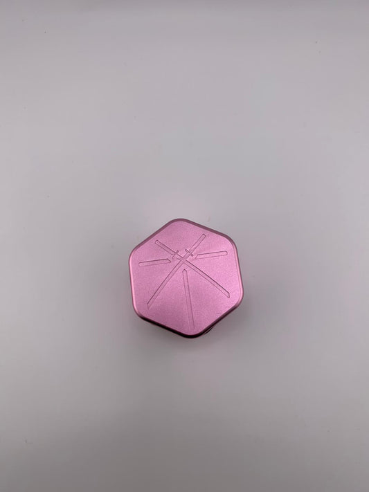 Metall Grinder „Katana“ – Rosa Edition