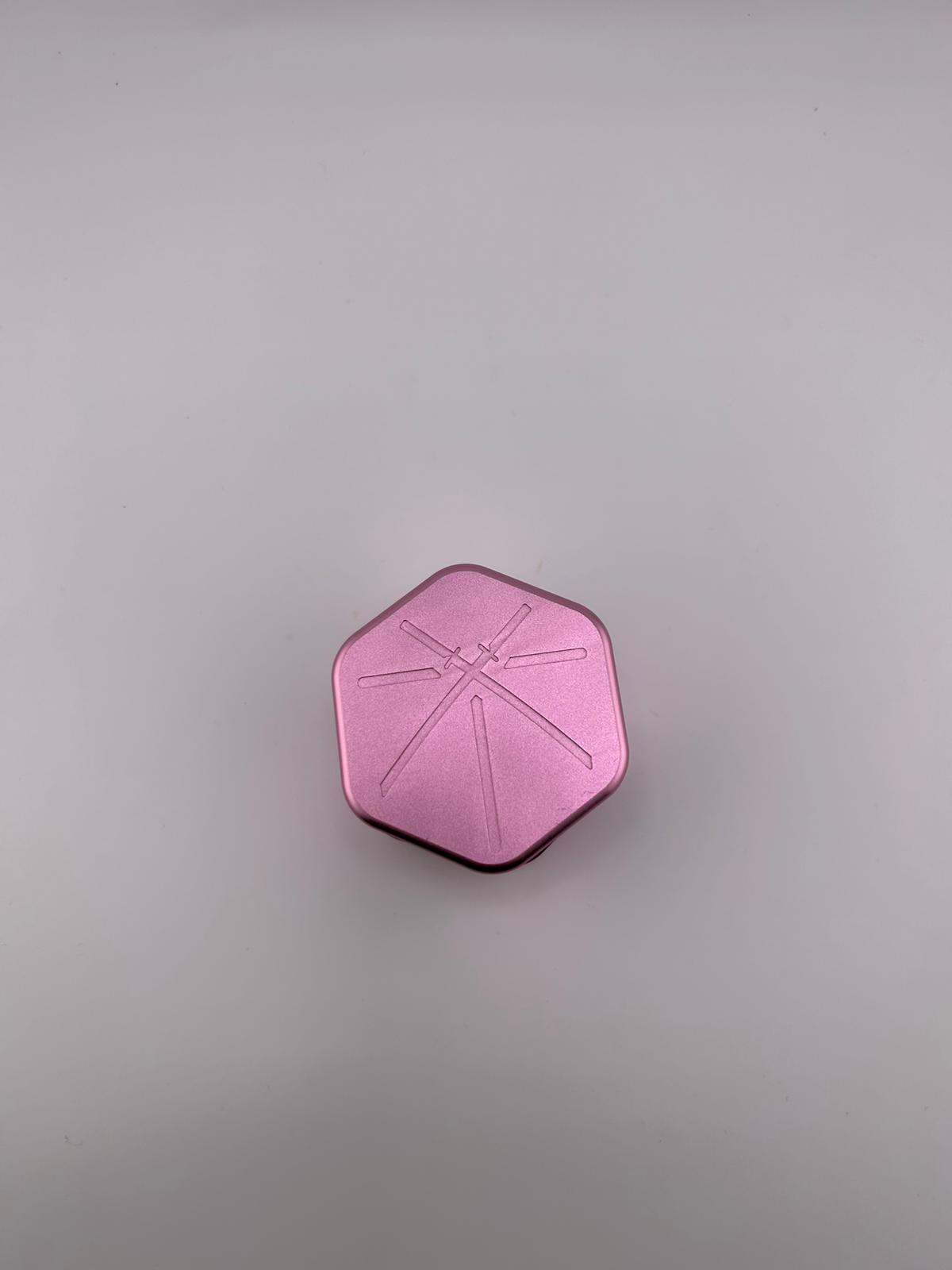 Metall Grinder „Katana“ – Rosa Edition